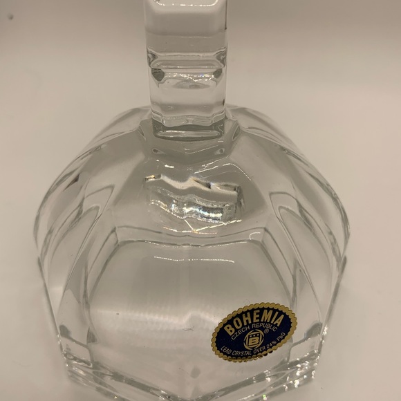 Vintage Bohemia Czech Republic Lead Crystal Cross - Picture 7 of 8